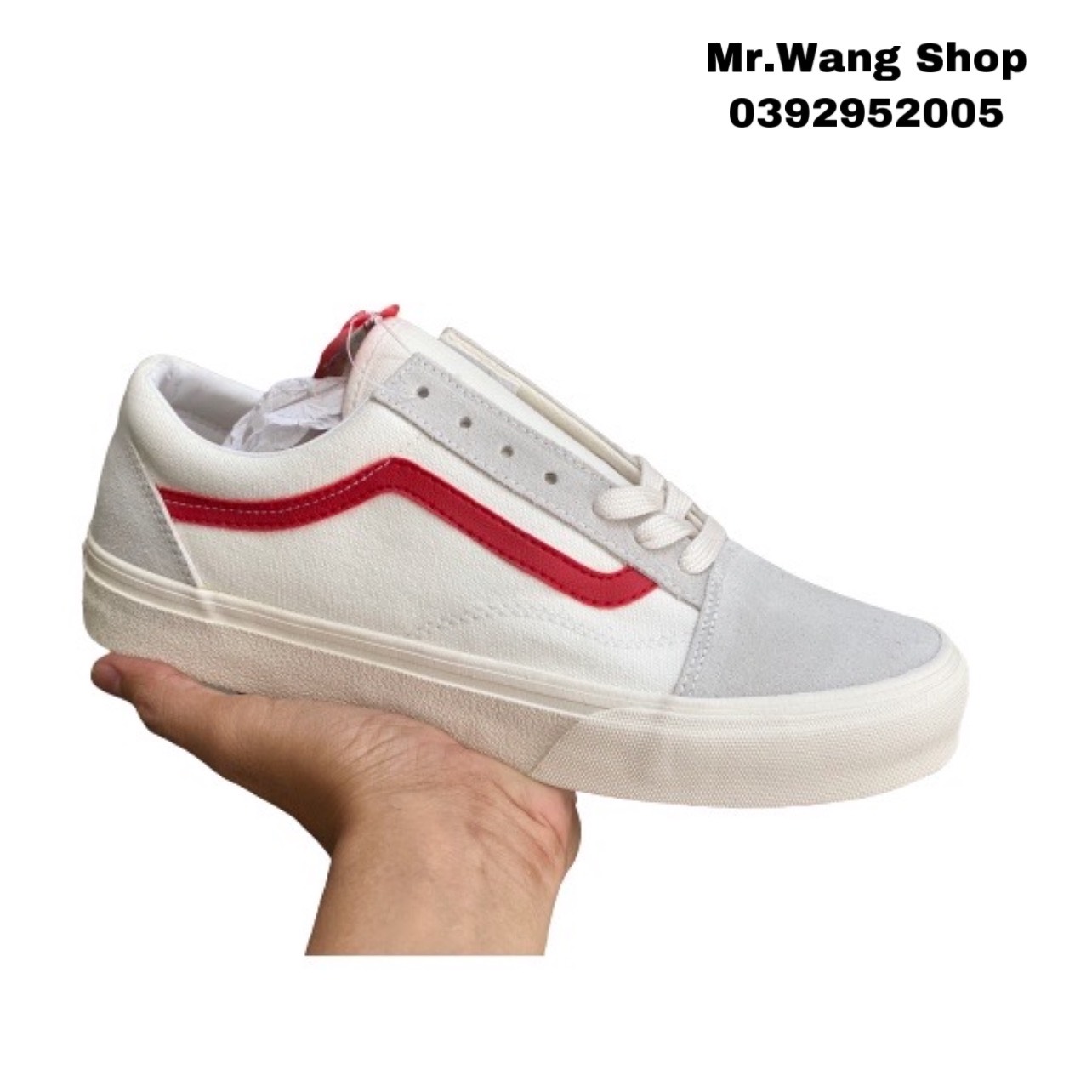 [Fullbox,Bill + Tất cổ ngắn] Giày Vans Vault Old Skool Da Lộn