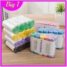Túi đựng rác tự hủy nhiều màu - combo 5 cuộn 45*50cm