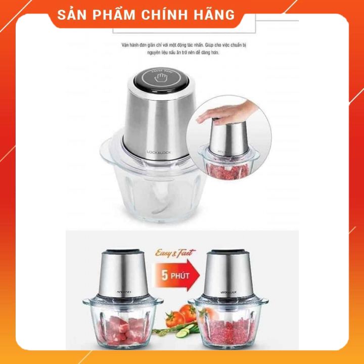 Máy xay thịt Lock&Lock EJM161BLK (350W) chính hãng