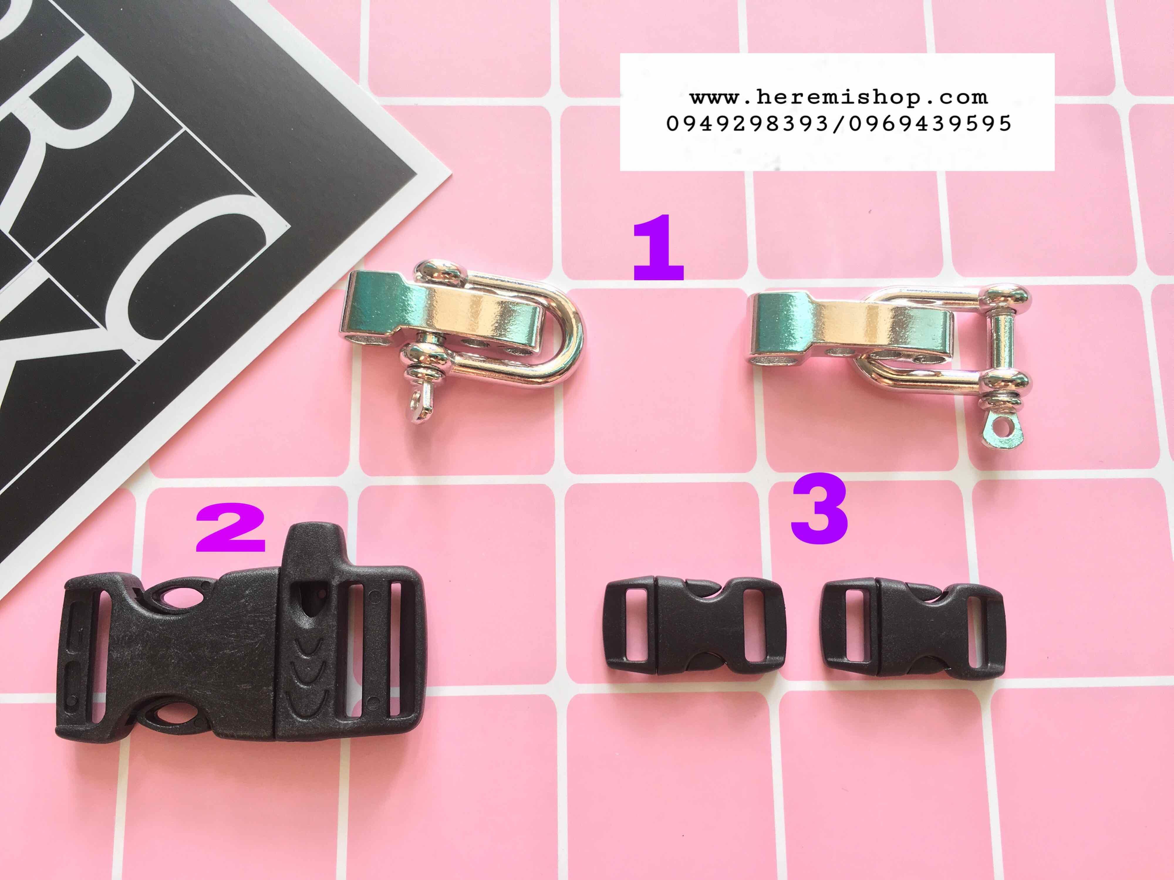 [Lấy mã giảm thêm 30%] Khoá paracord mẫu số 1 - PRC