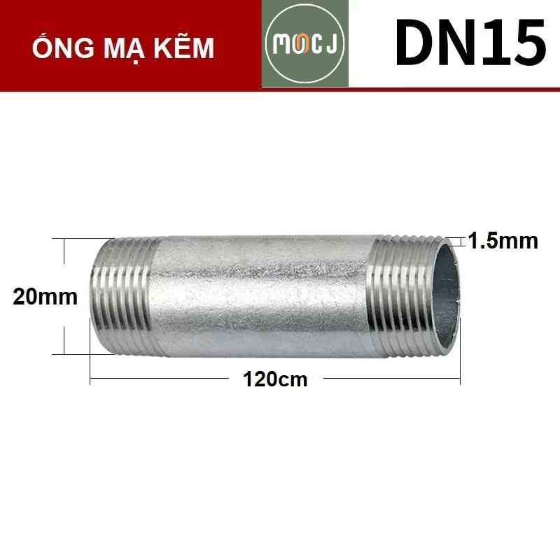[SIÊU RẺ - SIÊU BỀN ] Linh kiện lắp ghép - ống nước sắt phi 21