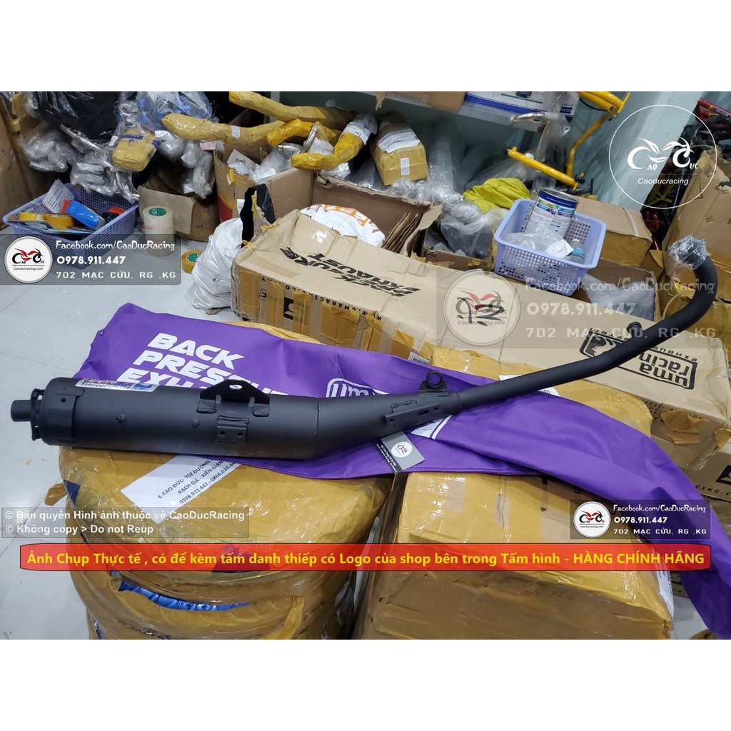 Pô uma racing ex150 ex135 winner ver 3 2019 - lắp như