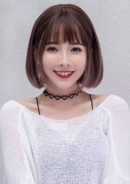 Tóc giả nữ cả đầu 🦞🦞 Tóc giả víc cúp ngang vai omber