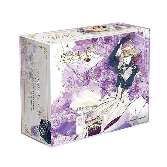 Hộp quà violet evergarden ver 2 hôp to có bình nước, ảnh dán, vòng tay, ảnh thẻ, postcard