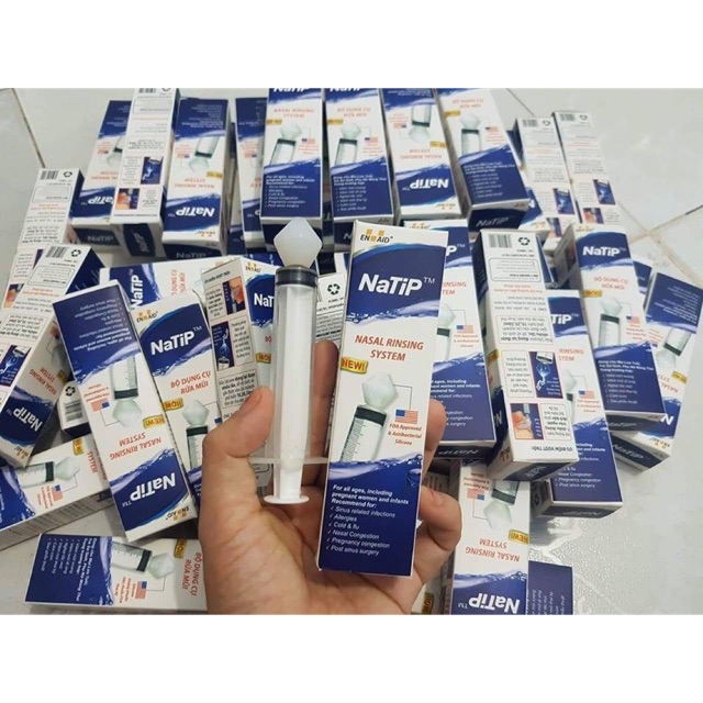 NATIP DỤNG CỤ RỬA MŨI COMBO 10 BỘ