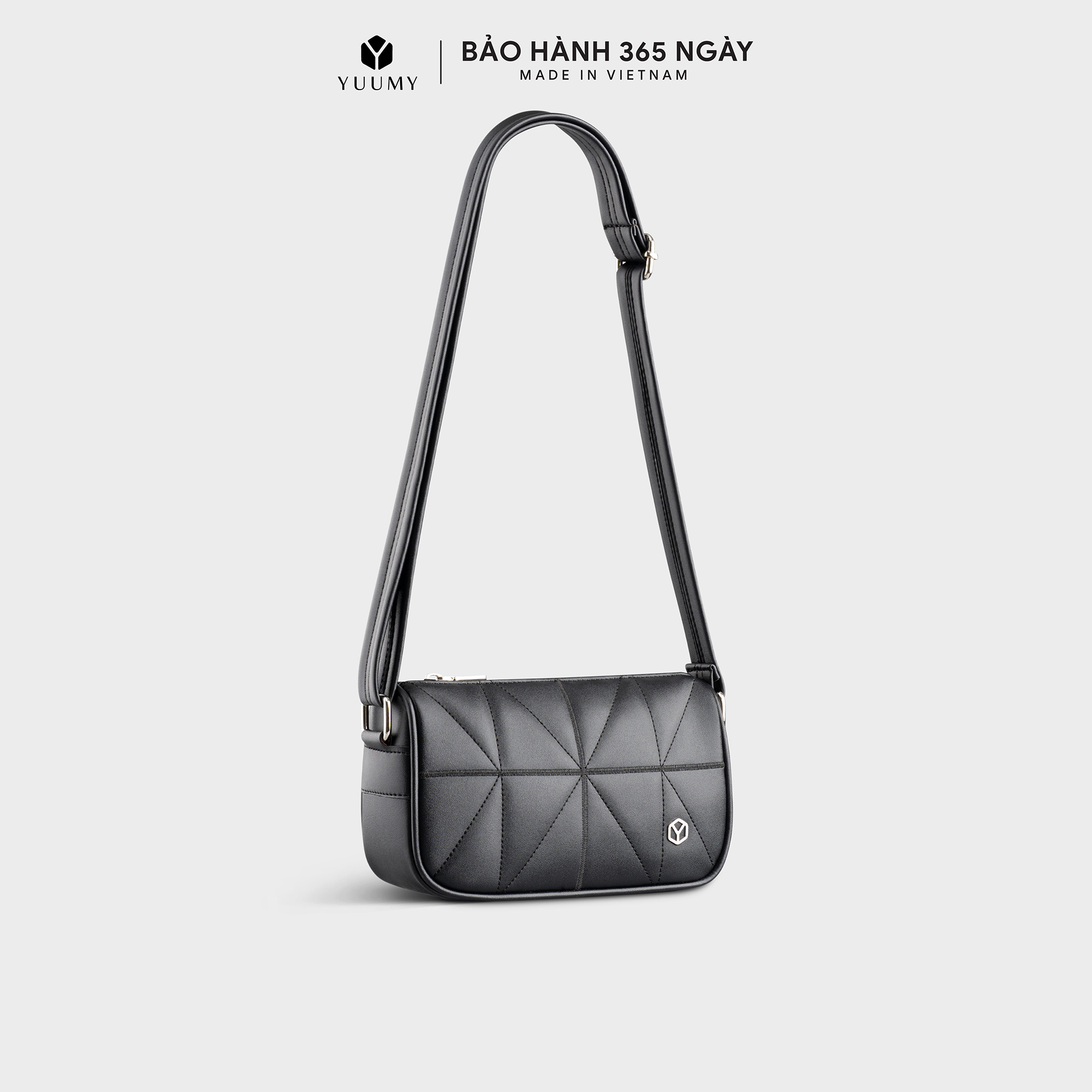 Túi đeo chéo da nữ chần chỉ trang trí yuumy seasand yn207