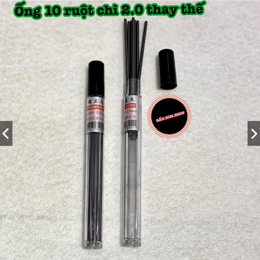 [Giá Sỉ] Bút chì bấm Ruột to 2.0mm