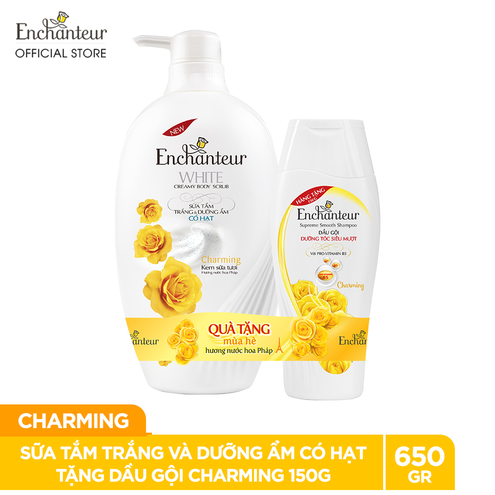 [HCM]??Sữa Tắm Enchanteur Charming Có Hạt - 650g