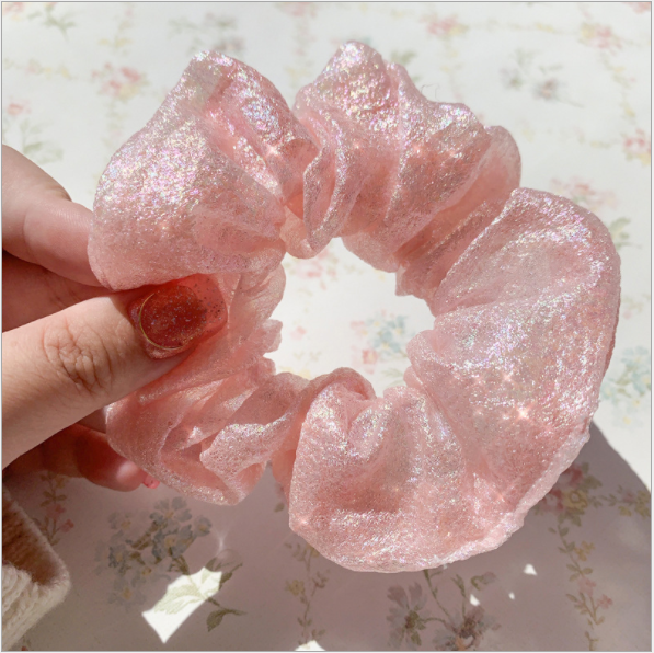 Cột Tóc Nhũ Bóng Thời Trang