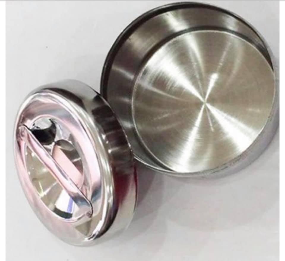 [HCM]Hũ và khay inox hạt đậu size Trung