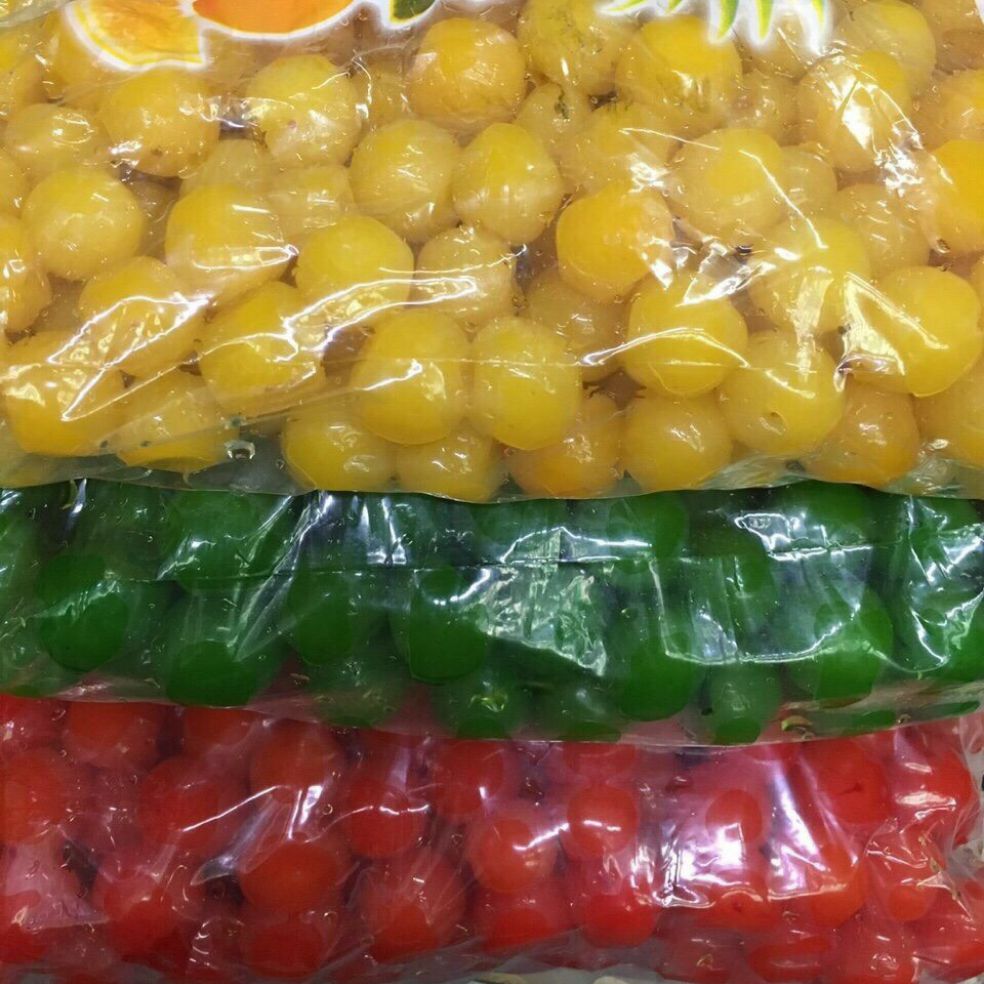 Mứt Trái lý ( mix 3 màu)  1KG -date 2025