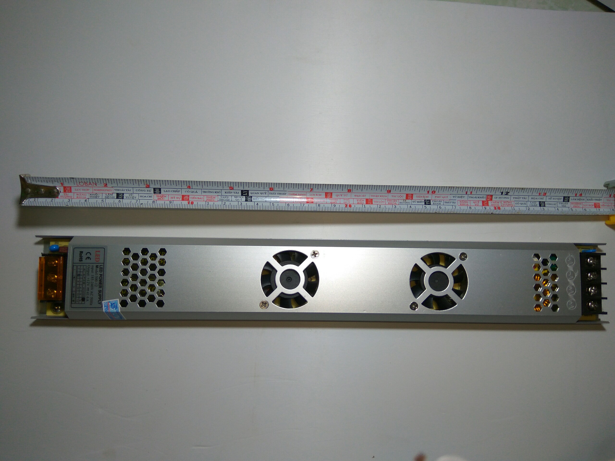 [HCM]Nguồn siêu mỏng 12V 40a 500w