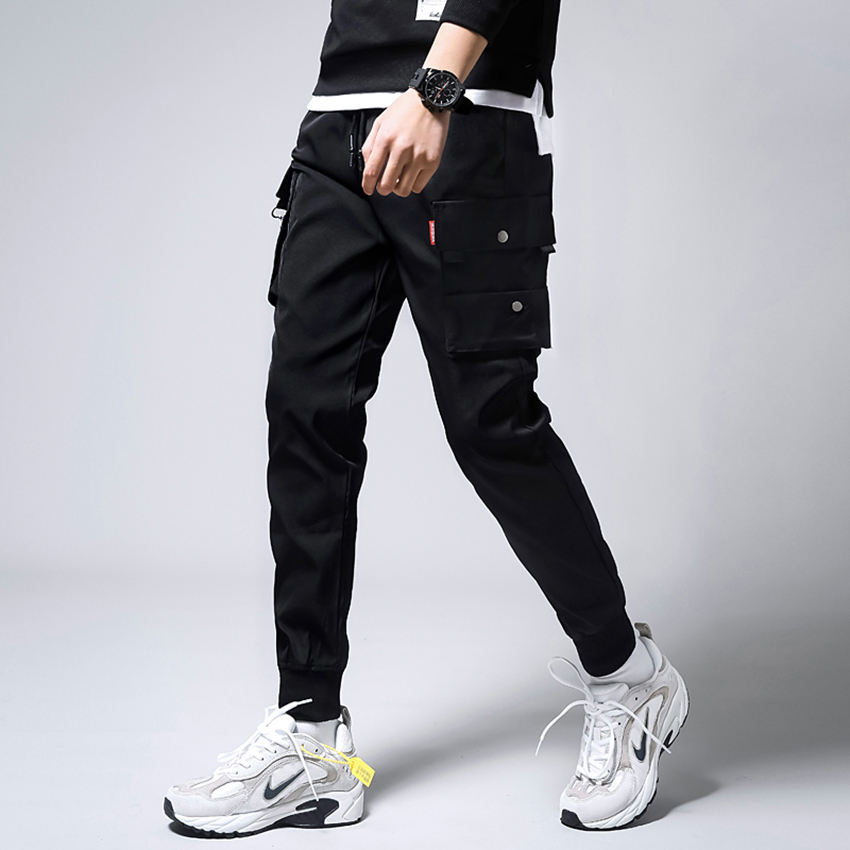Quần Jogger Túi Hộp Nam Lưng Thun Bo Ống Phối Dây Cá Tính Chất Kaki Cao Cấp Siêu Co Giãn Thời Trang 4MENHCM JOGGER 9000019C