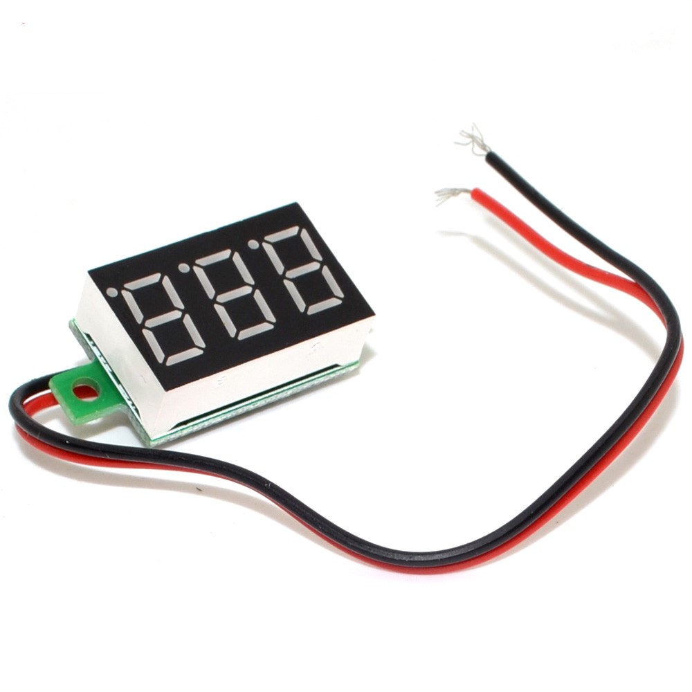Vôn kế DC màu đỏ 0.36 inch 4.5-30V