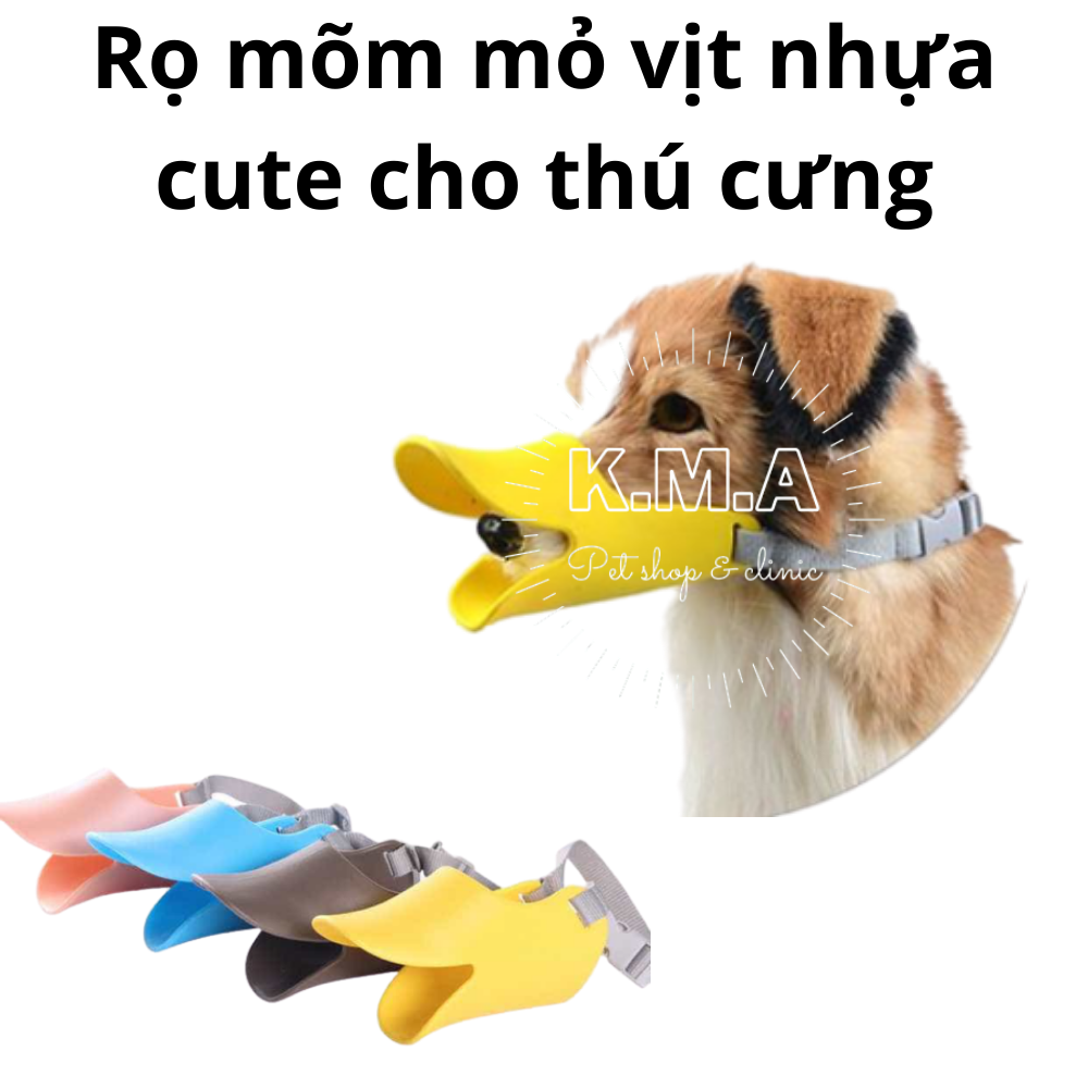 RỌ MÕM MỎ VỊT  CUTE CHO THÚ CƯNG (SIZE L)
