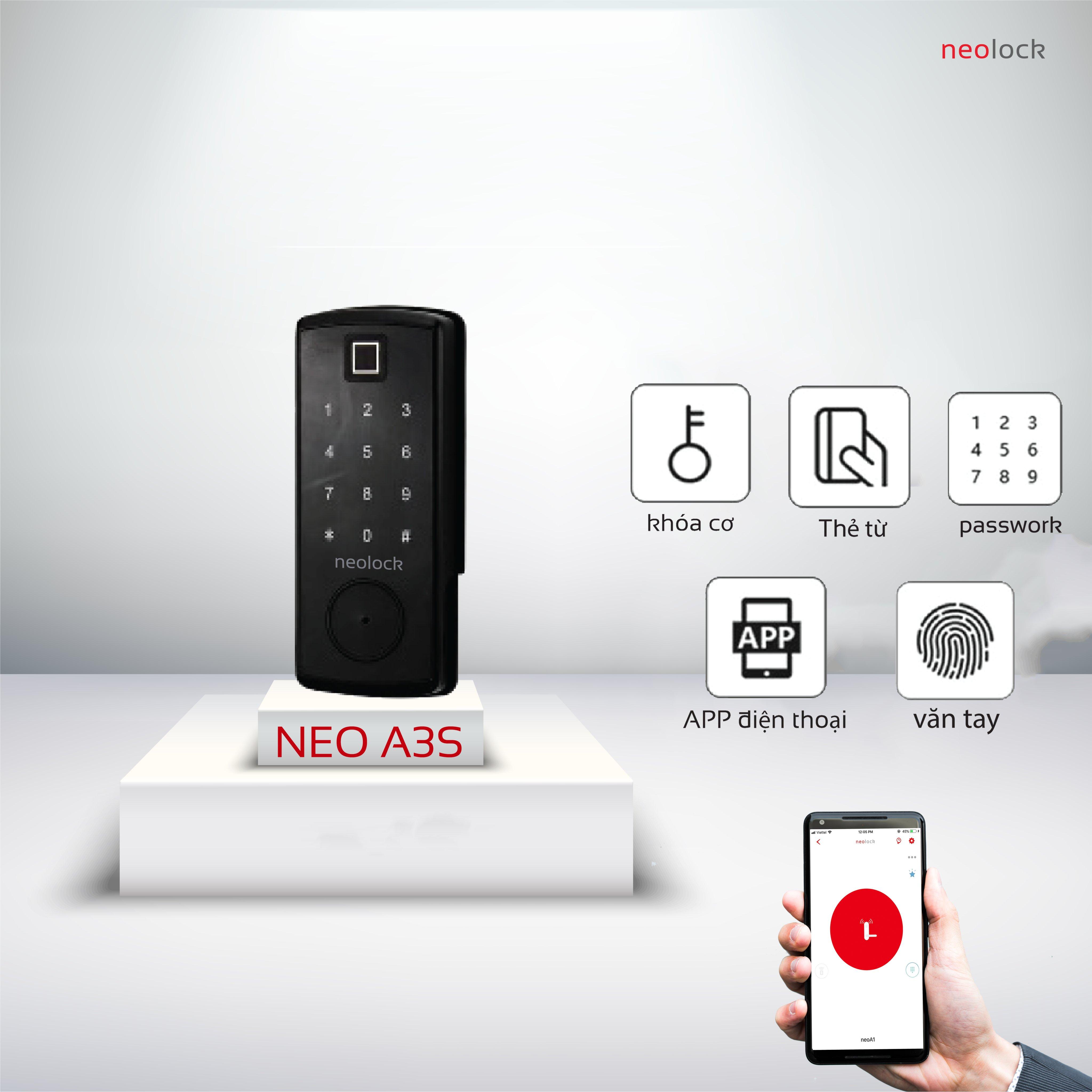 [HCM]Khóa cửa thông minh Neolock - NeoA3s