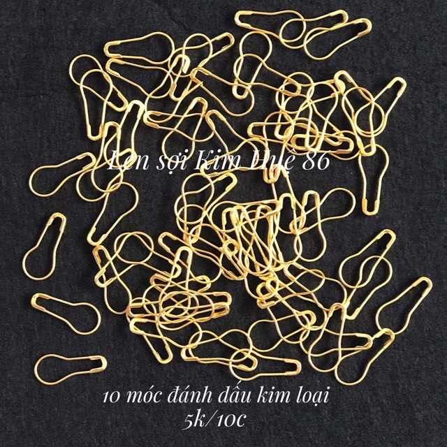 10 móc đánh dấu dòng kim loại