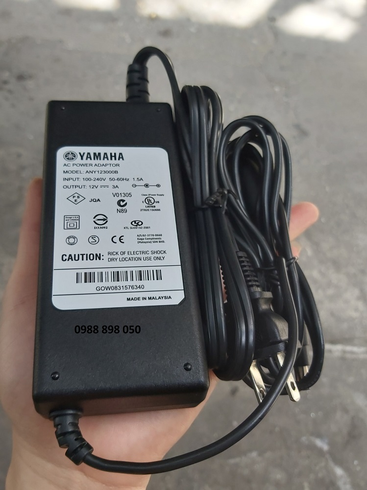 adapter 12v 3a đàn organ yamaha