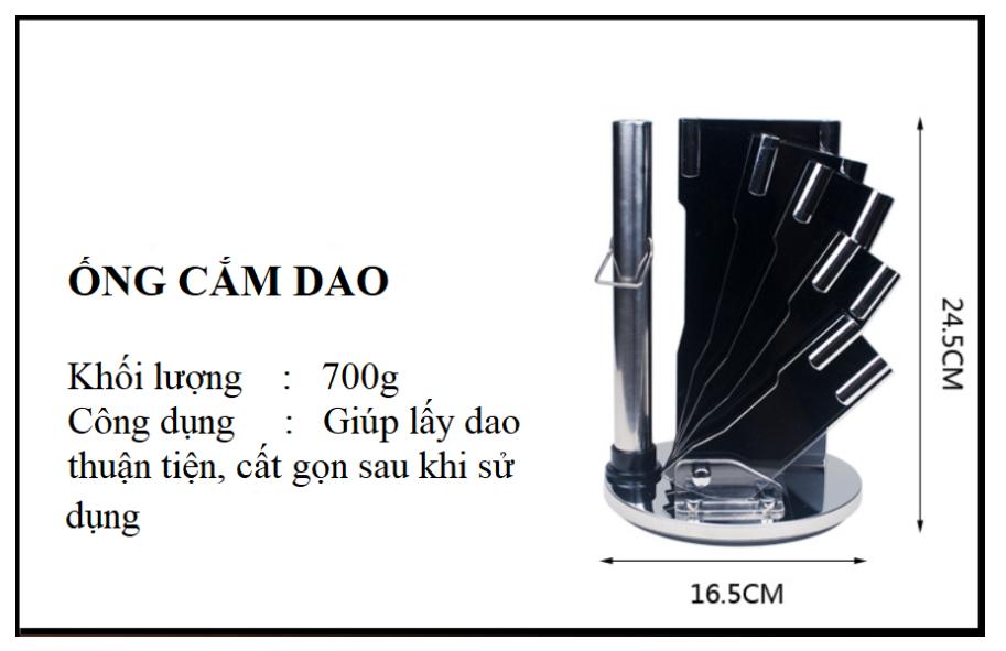 Smart1688 -Bộ dao MAGIC CUT chất liệu thép Damascus Japan