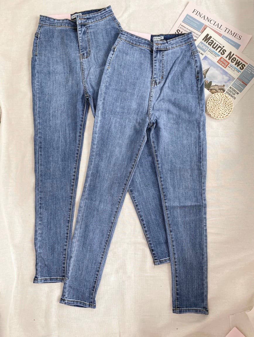 [HCM]QUẦN JEAN DÀI NỮ KHÔNG TÚI CO GIÃN CAO CẤP SHOP PHƯƠNG CHÂU