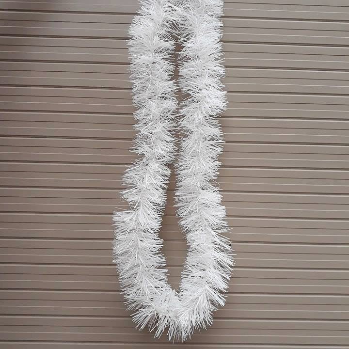 Dây đuôi chồn trắng 2m  trang trí Noel Năm Mới