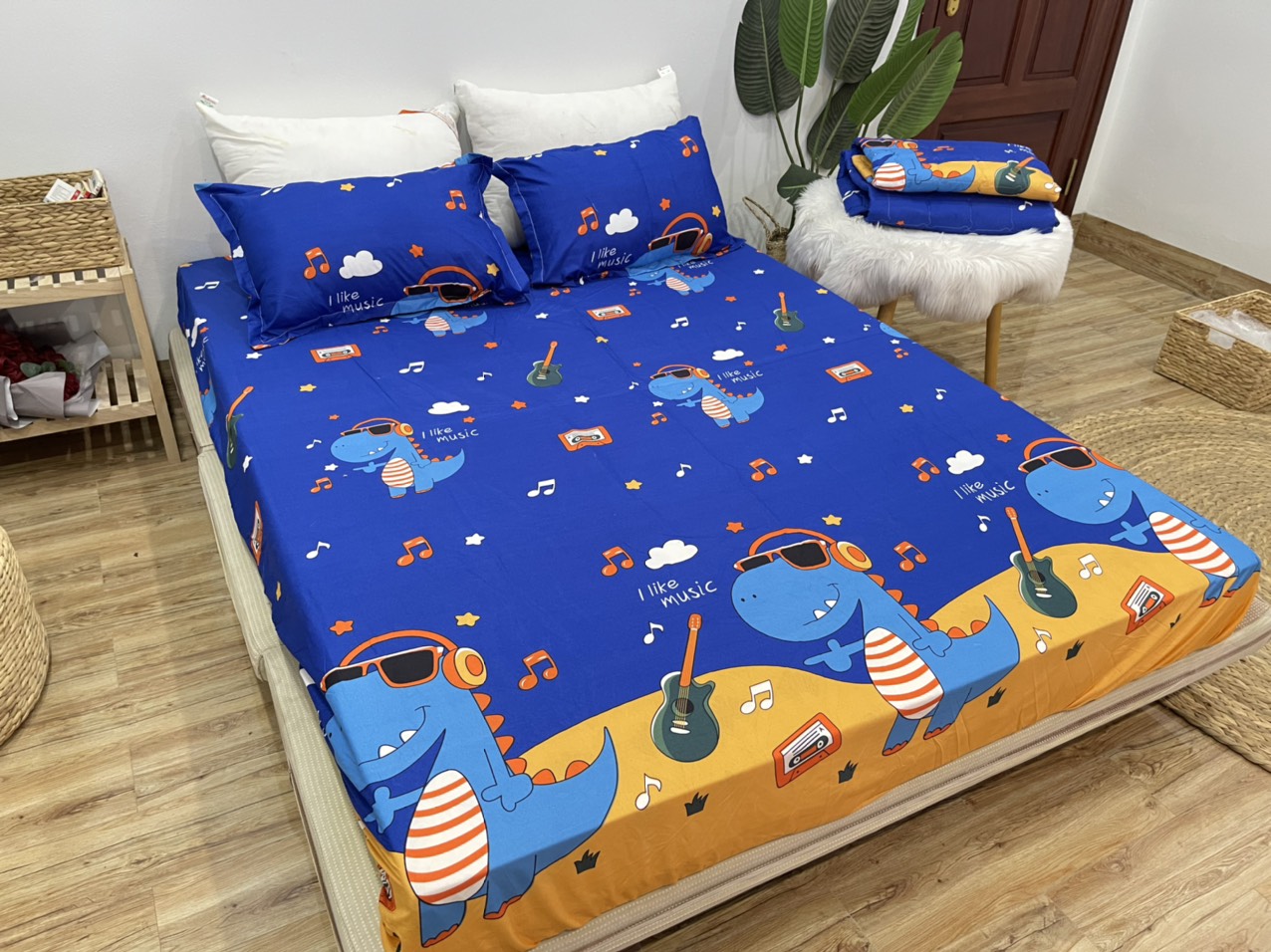 Set Ga Gối Mẫu Khủng Long Đàn P49