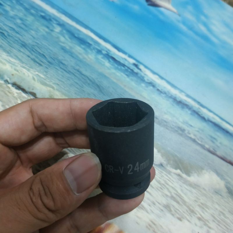 Khẩu tuýp đen ngắn 1/2