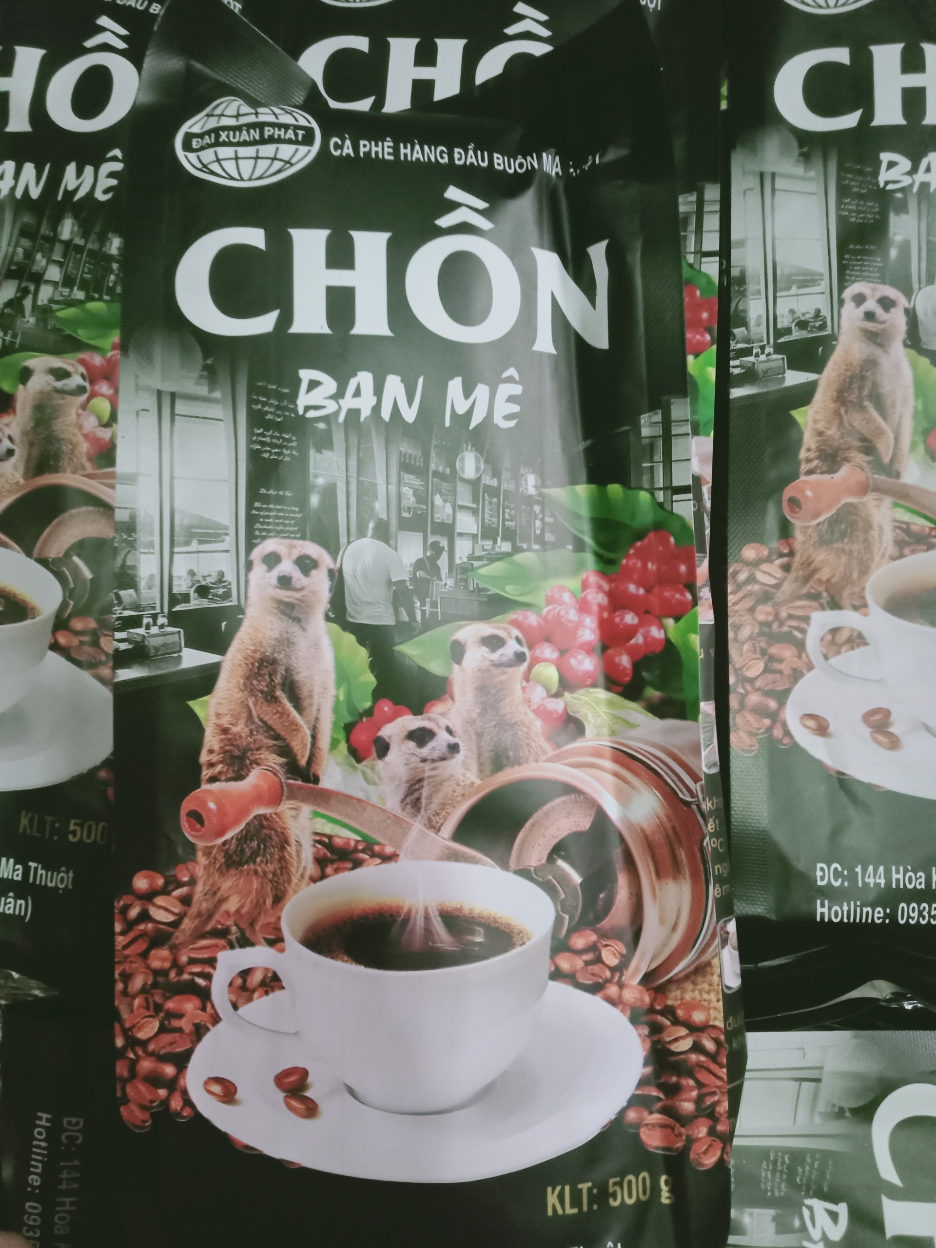 [HCM]Cà Phê Chồn Ban Mê 500g- pha phin