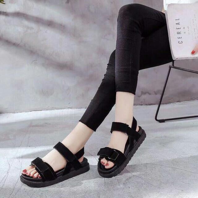sandal quai da lộn GIÀY LINH LINH
