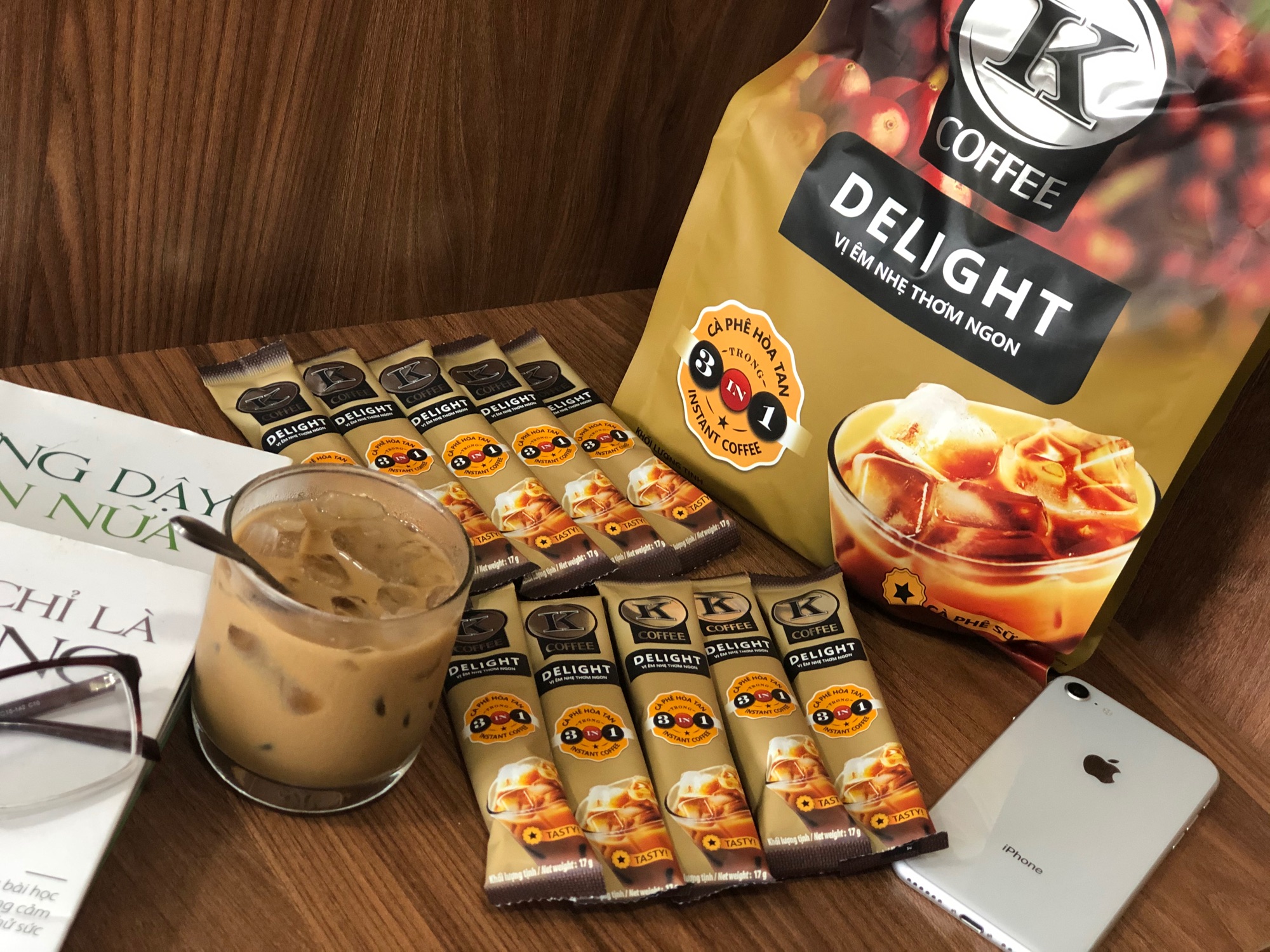 Cafe hoà tan 3in1 Phúc Sinh (10 gói *17g/1gói).