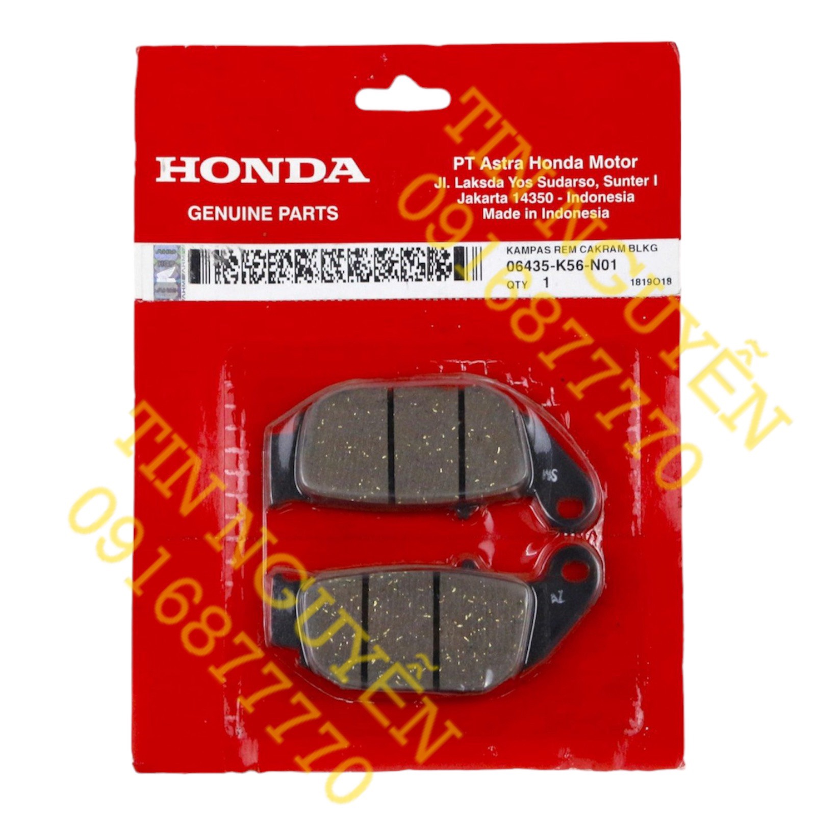 Bố thắng xe Sonic, Winner hàng chính hãng