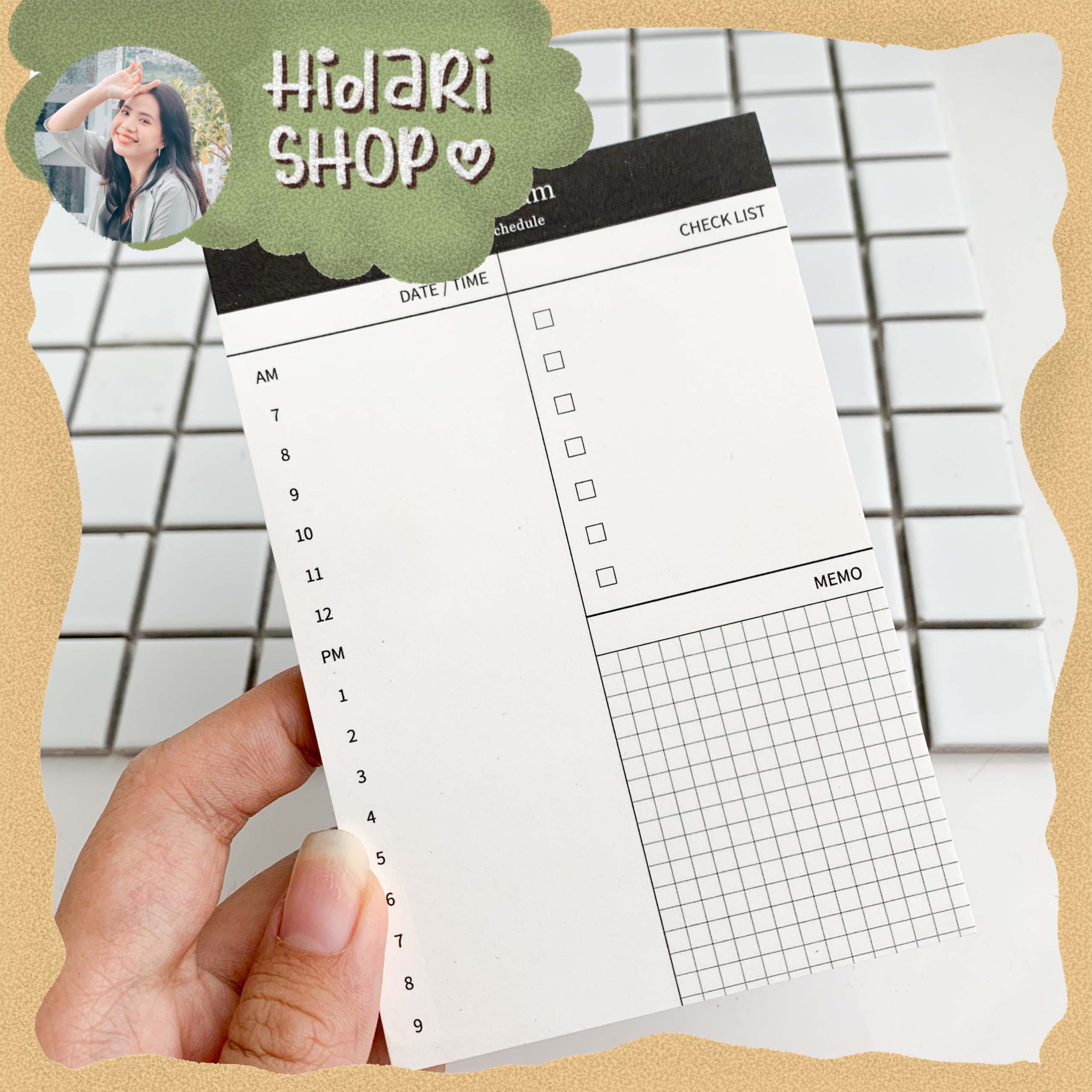 [HCM]Tệp Giấy Note Lên Kế Hoạch Daily Tasks - Hidari