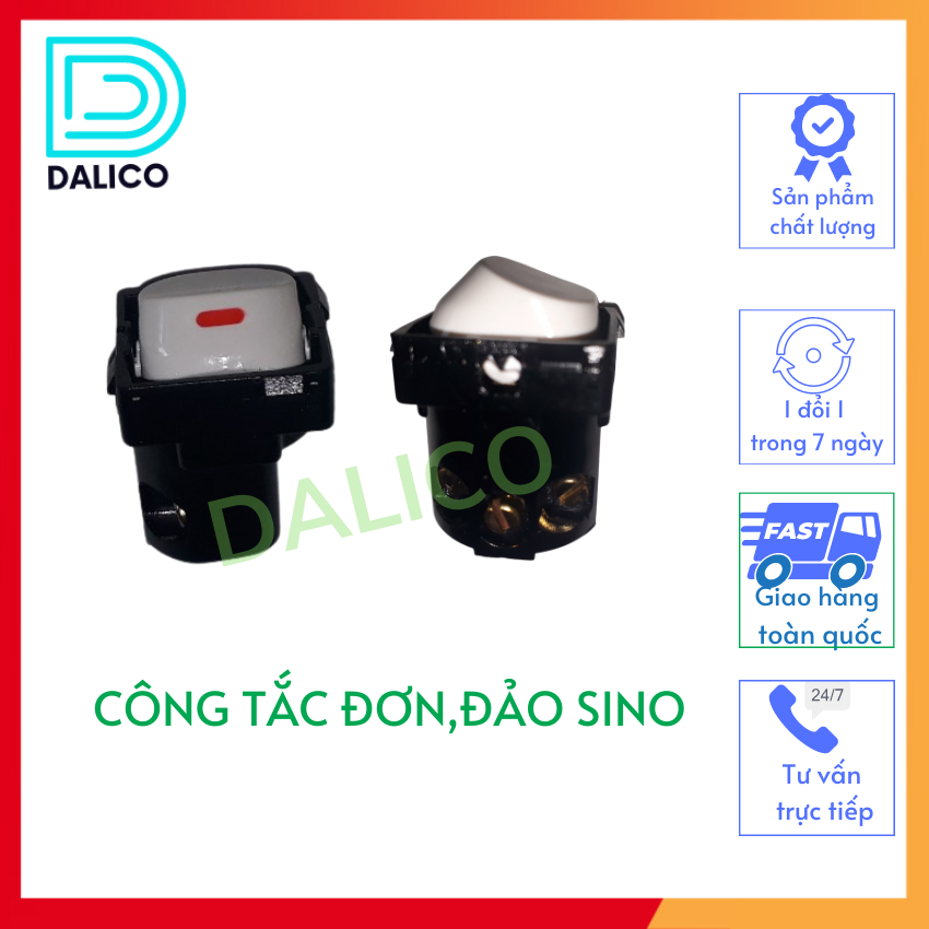 CÔNG TẮC ĐƠN 1 CHIỀU ,ĐẢO 2 CHIỀU SINO