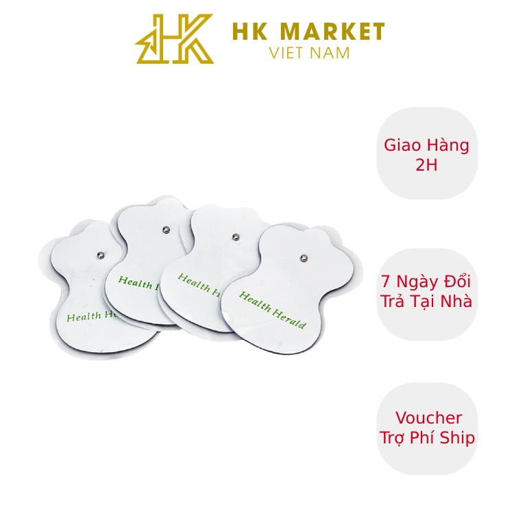 [HCM]Bộ 4 Miếng Dán Massage Cho Máy Xung Điện