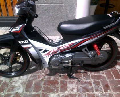 [TEM XE SIRIUS] Bộ tem 3 lớp dán dàn áo xe máy xe SIRIUS RC, tem như zin theo xe (màu BẠC ĐỎ))