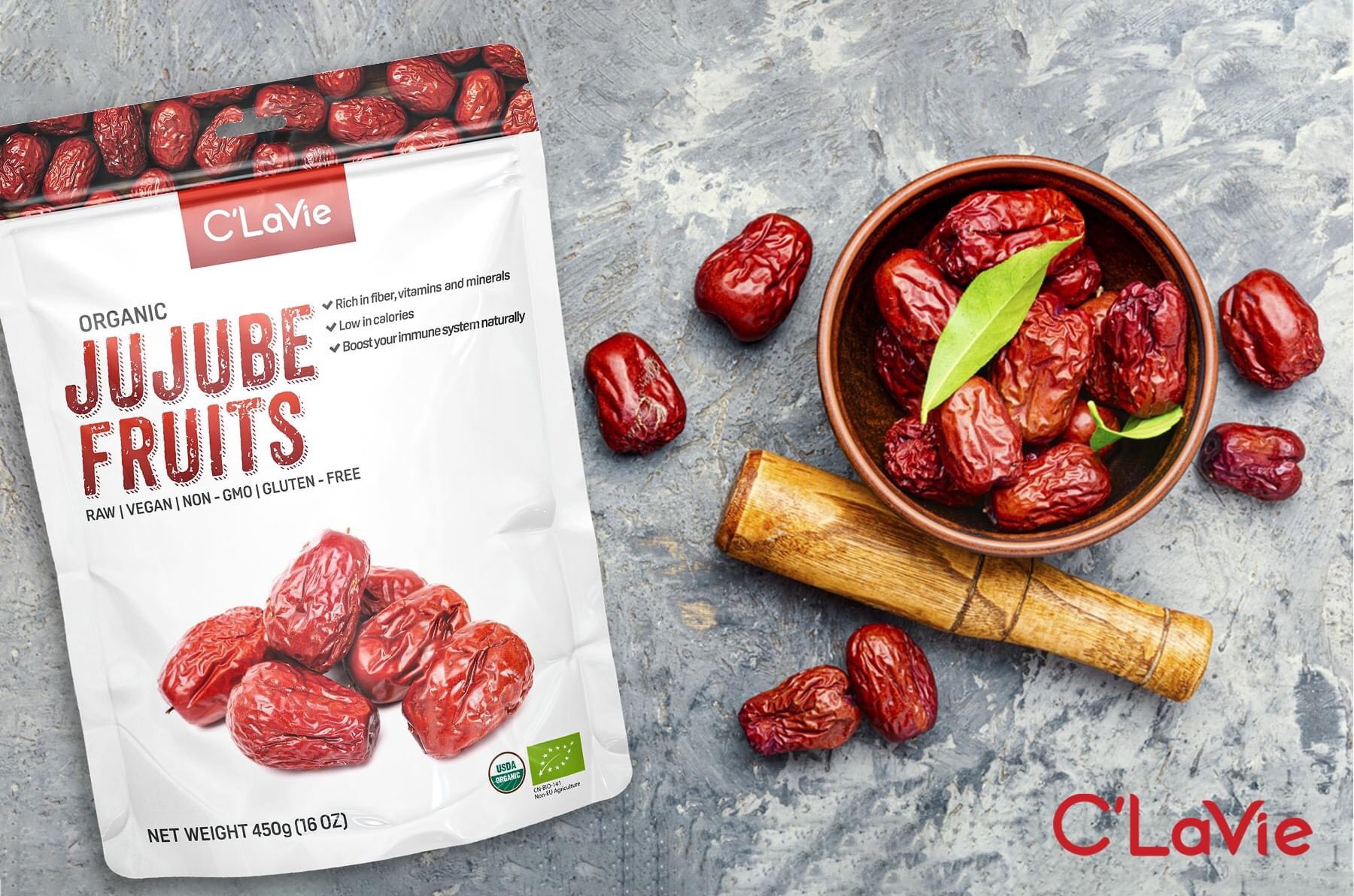 Táo đỏ hữu cơ C'lavie 450g-Date:12/2023(Tiệm hữu cơ)