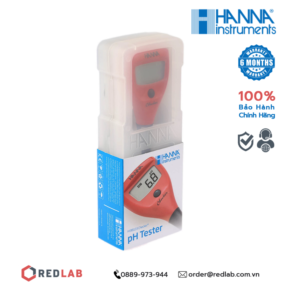 Bút đo pH cầm tay Hanna HI98103 {hàng chính hãng, bảo hành 6 tháng}, CÓ VAT
