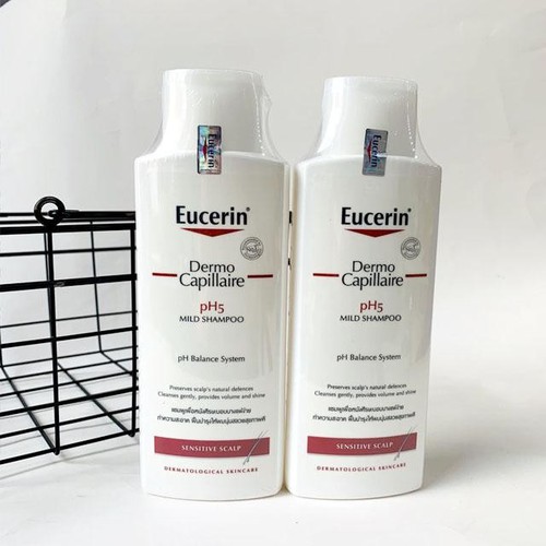 (Quà) Dầu gội Eucerin pH5 Mild Shampoo 250ml - dành cho da đầu nhạy cảm