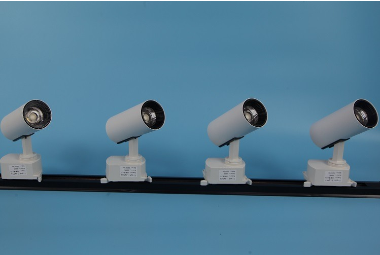 Combo 4 đèn led rọi ray ống bơ 3w + thanh ray 1.5m