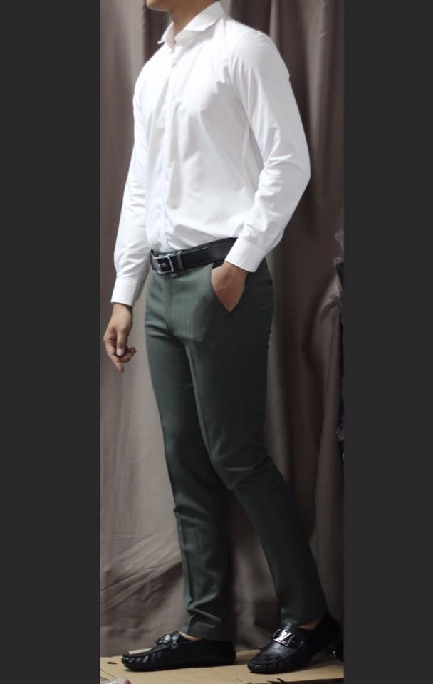 Áo sơ mi nam dài tay có big size