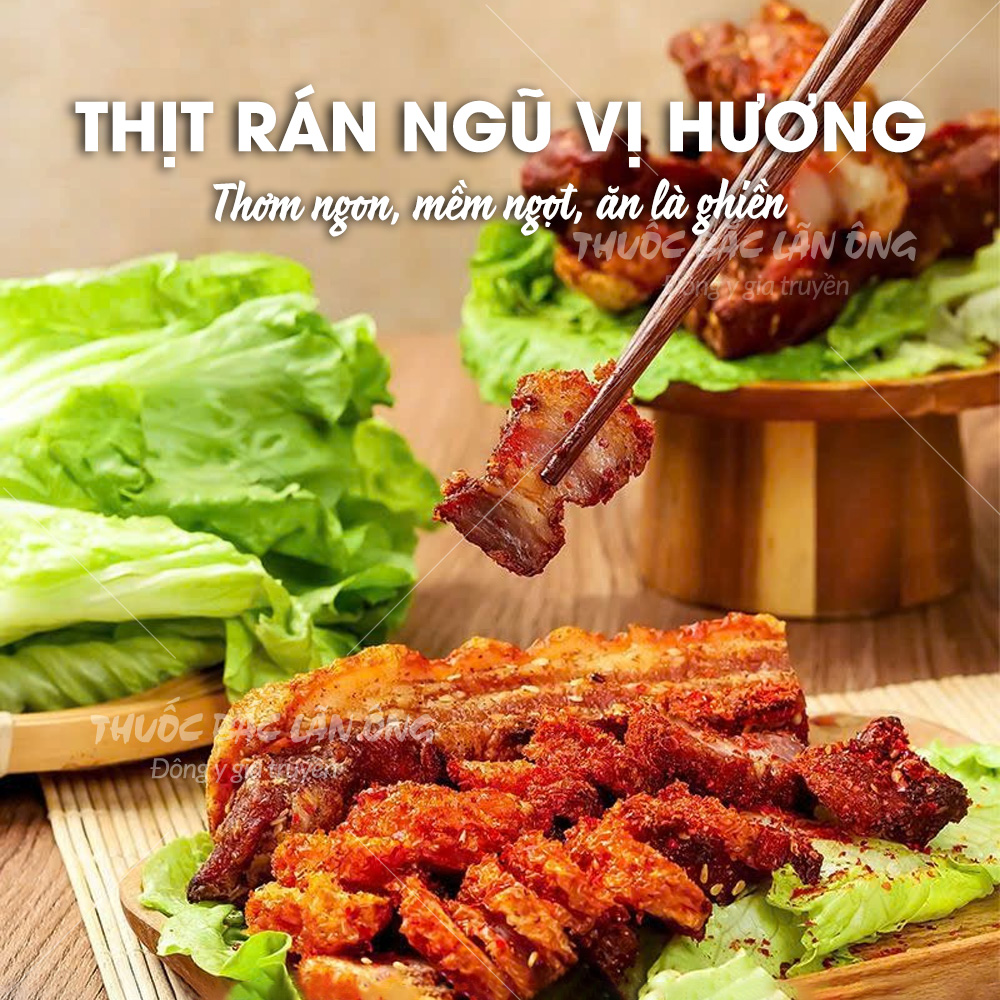 Bột ngũ vị hương, bột gia vị nấu ăn, dùng cho chiên, xào, tẩm ướp thịt nướng thơm ngon, chuẩn vị