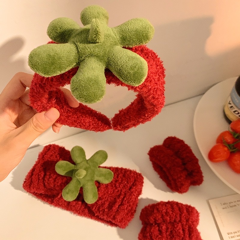 CC12 cài tóc băng đô nữ bờm tóc trái dứa 🍍 trái dâu 🍓