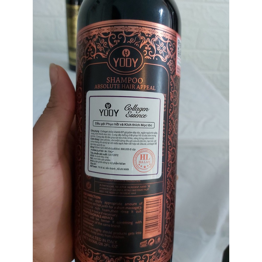 Cặp Gội Xả Collagen Essence Chính Hãng 800ml