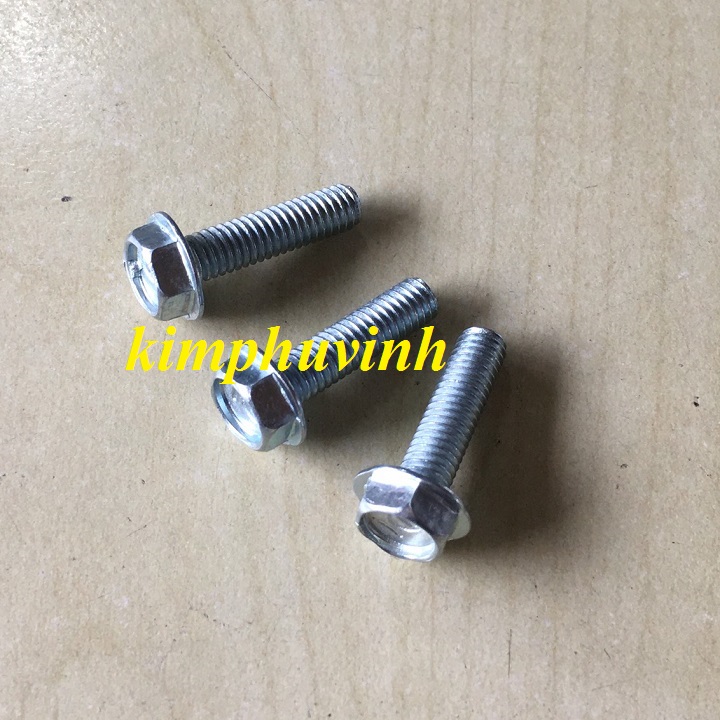 50 CON - M6x20mm BULONG LIỀN LÔNG ĐỀN - BULON LÔNG ĐỀN