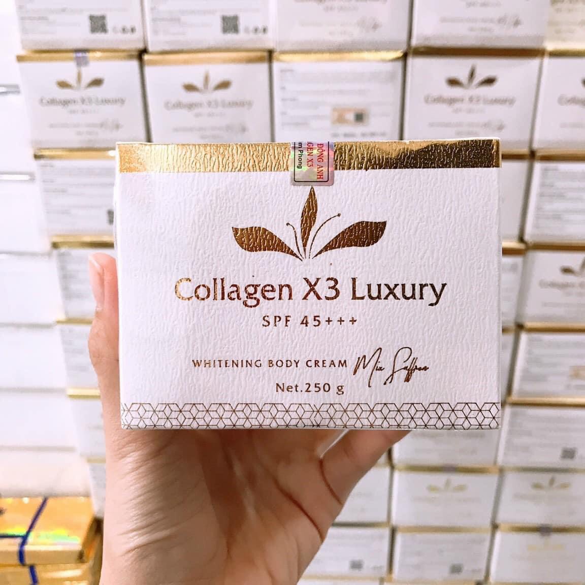 Kem Body Collagen X3 Luxury Đông Anh Chính hãng - Phiếu bảo hành