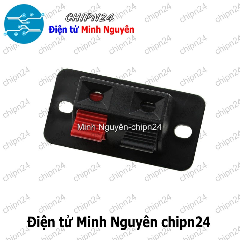 [2 cái] (Q52) Trạm kẹp loa 2 chấu - HH001615