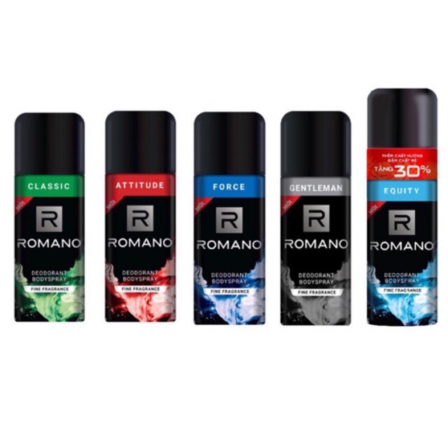 [HCM]Romano - Xịt ngăn mùi toàn thân 150ml