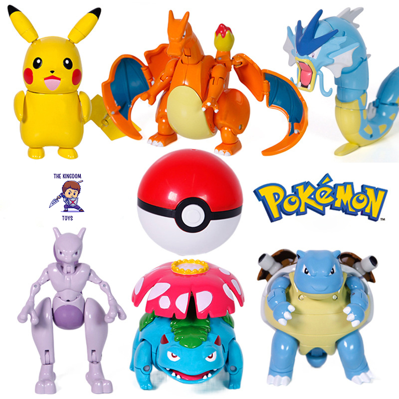 [Hoàn Tiền 10%]Đồ Chơi Pokemon Mô Hình Pikachu / Mewtwo / Eevee / Charizard / Blastoise / Venusaur / Charmander / Squirtle / Psyduck