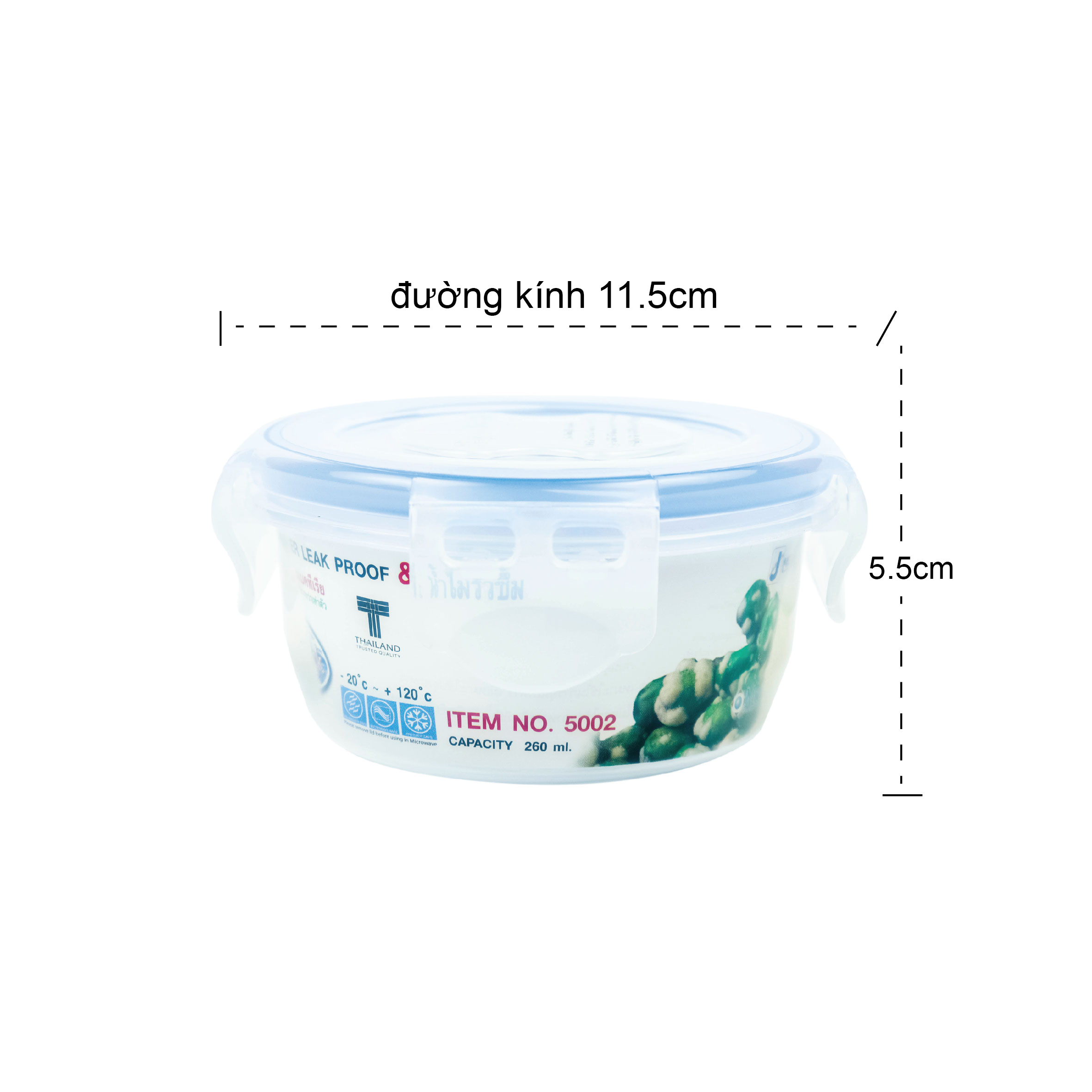 Hộp nhựa Chef Lock 250ml - 5002 - Micron Ware