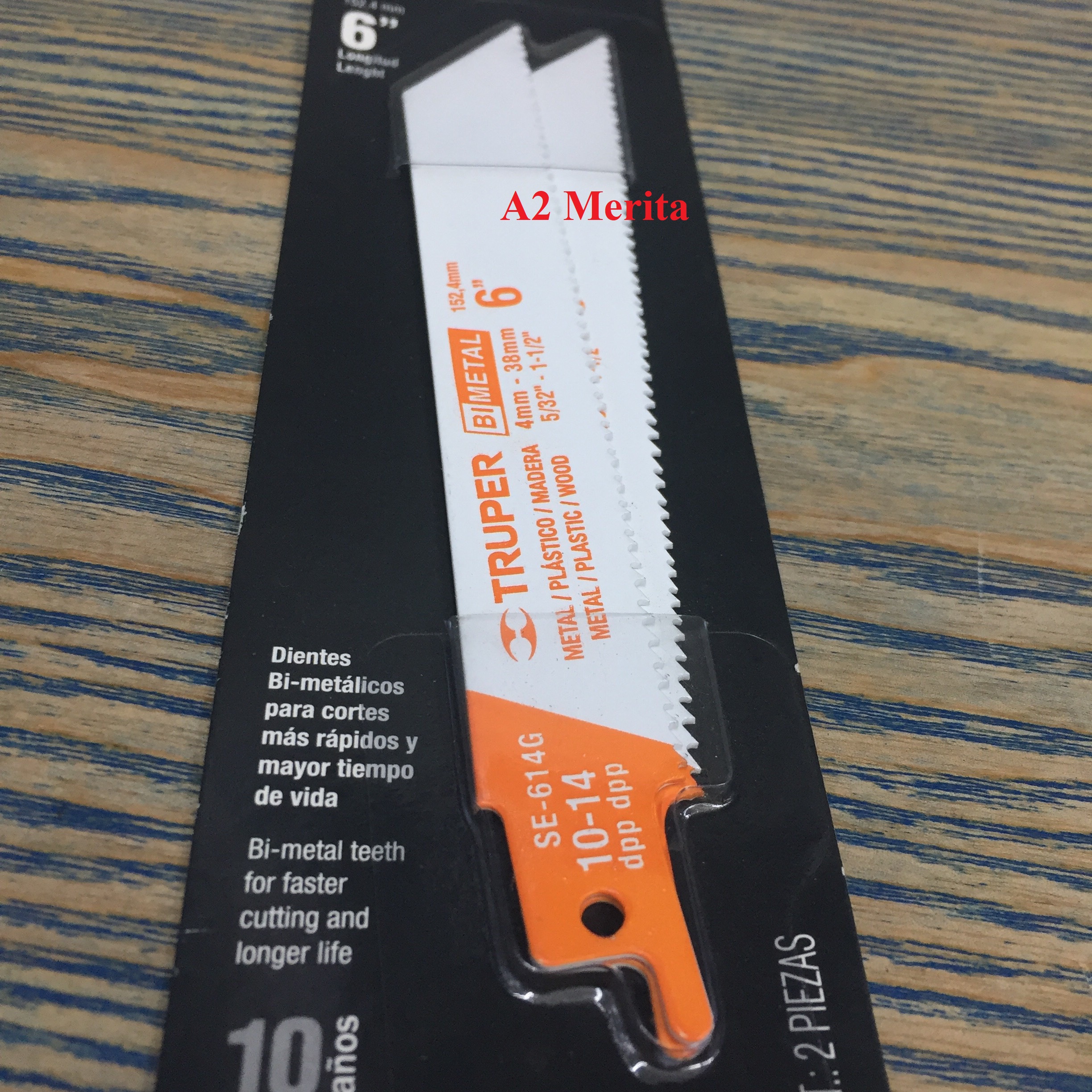 Lưỡi cưa kiếm sắt 6in Truper 10790 (SE-614G)